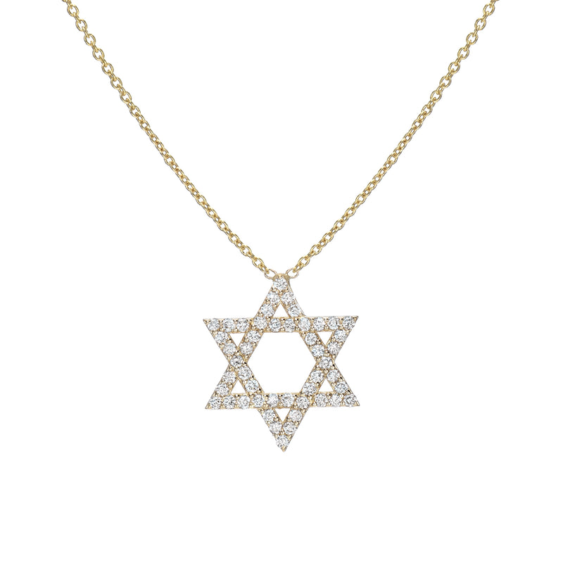 Pave Diamond Star of David