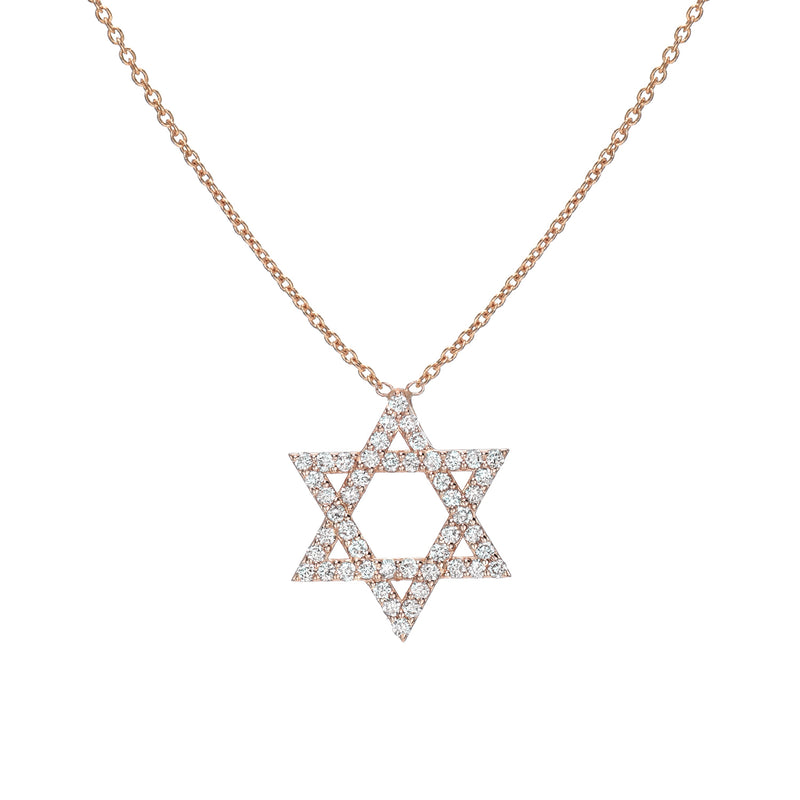 Pave Diamond Star of David