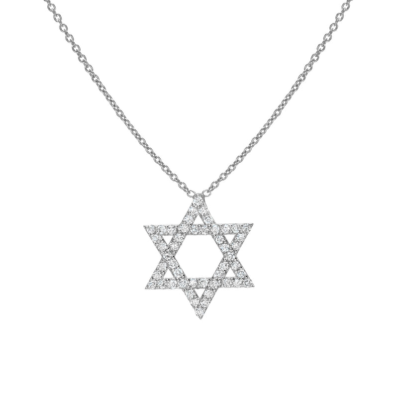 Pave Diamond Star of David